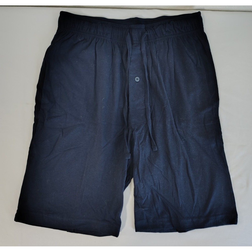 George Men's Dark Navy Blue Lounge Sleep Shorts 100% Cotton - Size S - NEW NWOT